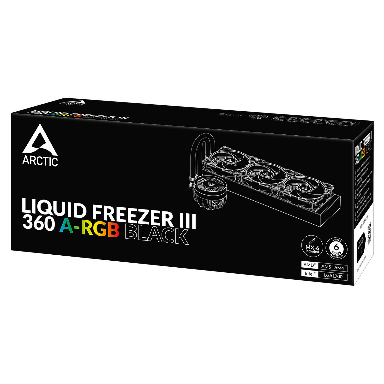 Arctic Liquid Freezer III 360 A-RGB (noir)