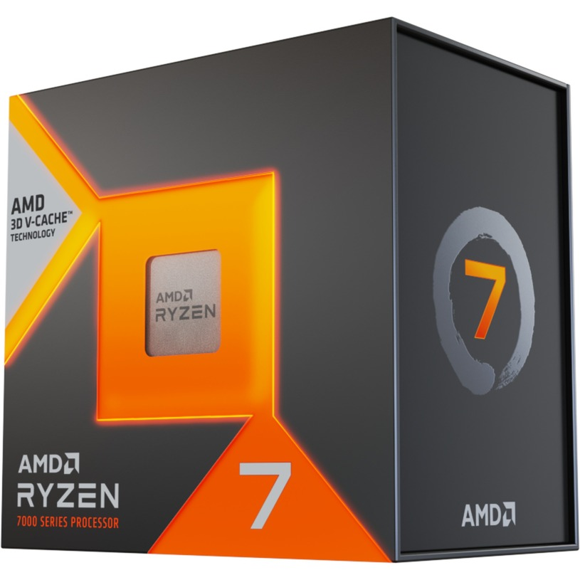 AMD Ryzen 7 7800X3D, 4,2 GHz (5,0 GHz Turbo Boost) socket AM5 processeur