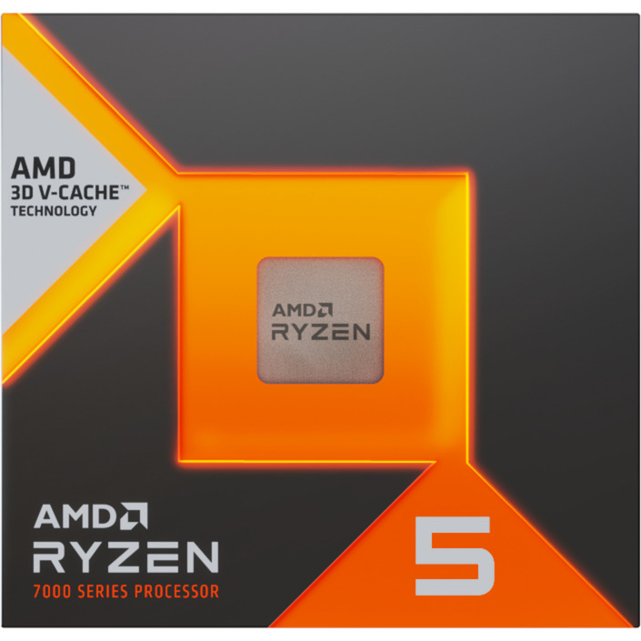 AMD Ryzen 5 7500X3D, 4,0 GHz (4,5 GHz Turbo Boost) socket AM5 processeur