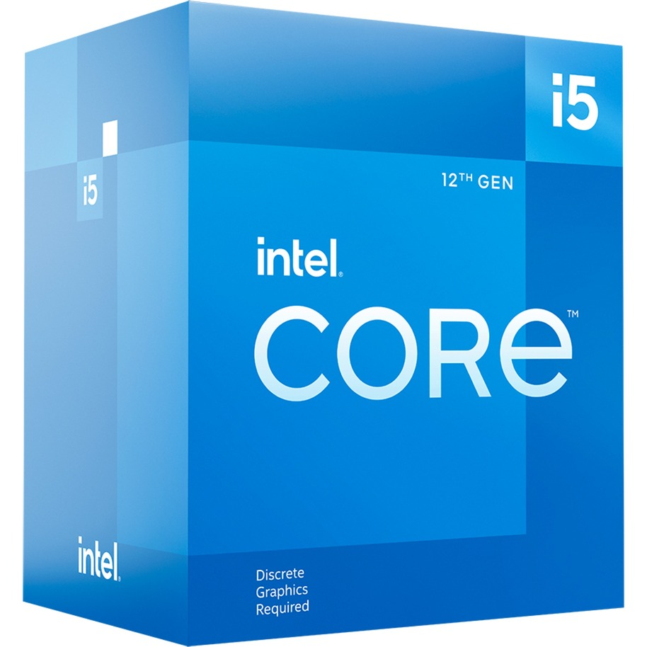 Intel® Core i5-12400F, 2,5 GHz (4,4 GHz Turbo Boost) socket 1700 processeur