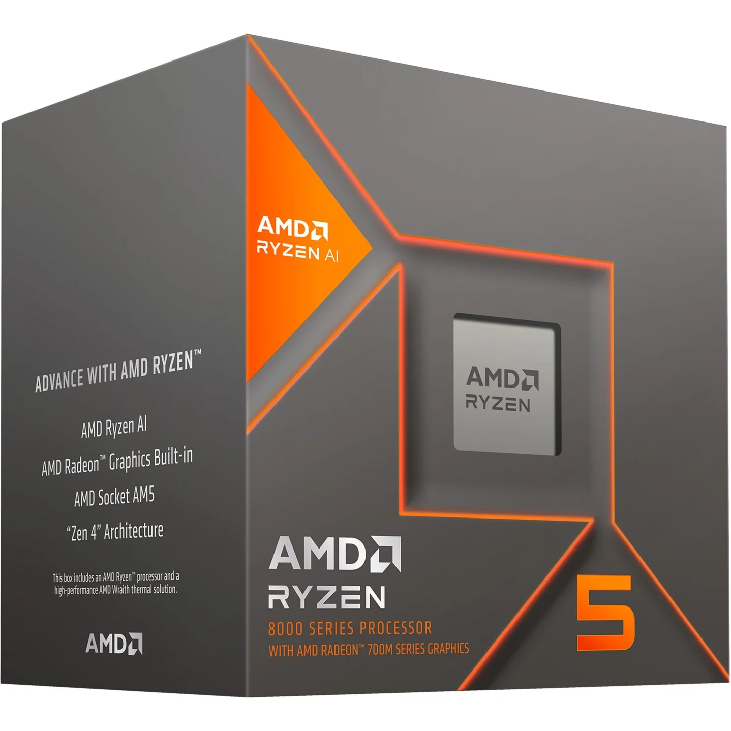 AMD Ryzen 5 8600G, 4,3 GHz (5,0 GHz Turbo Boost) socket AM5 processeur