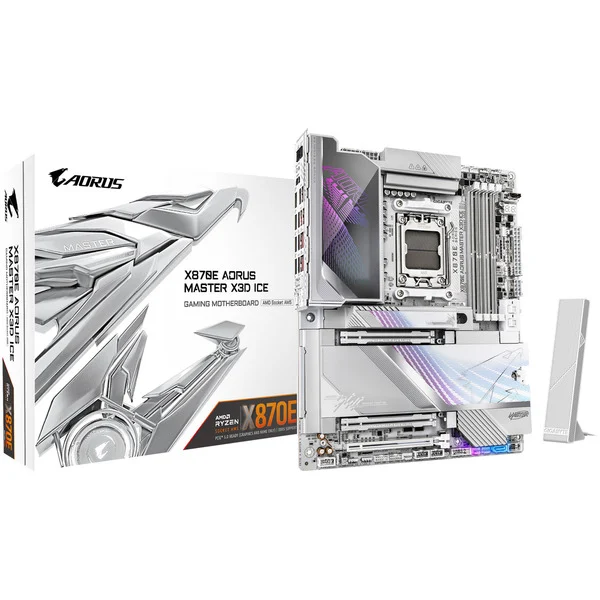 GIGABYTE X870E AORUS MASTER X3D ICE carte mère socket AM5