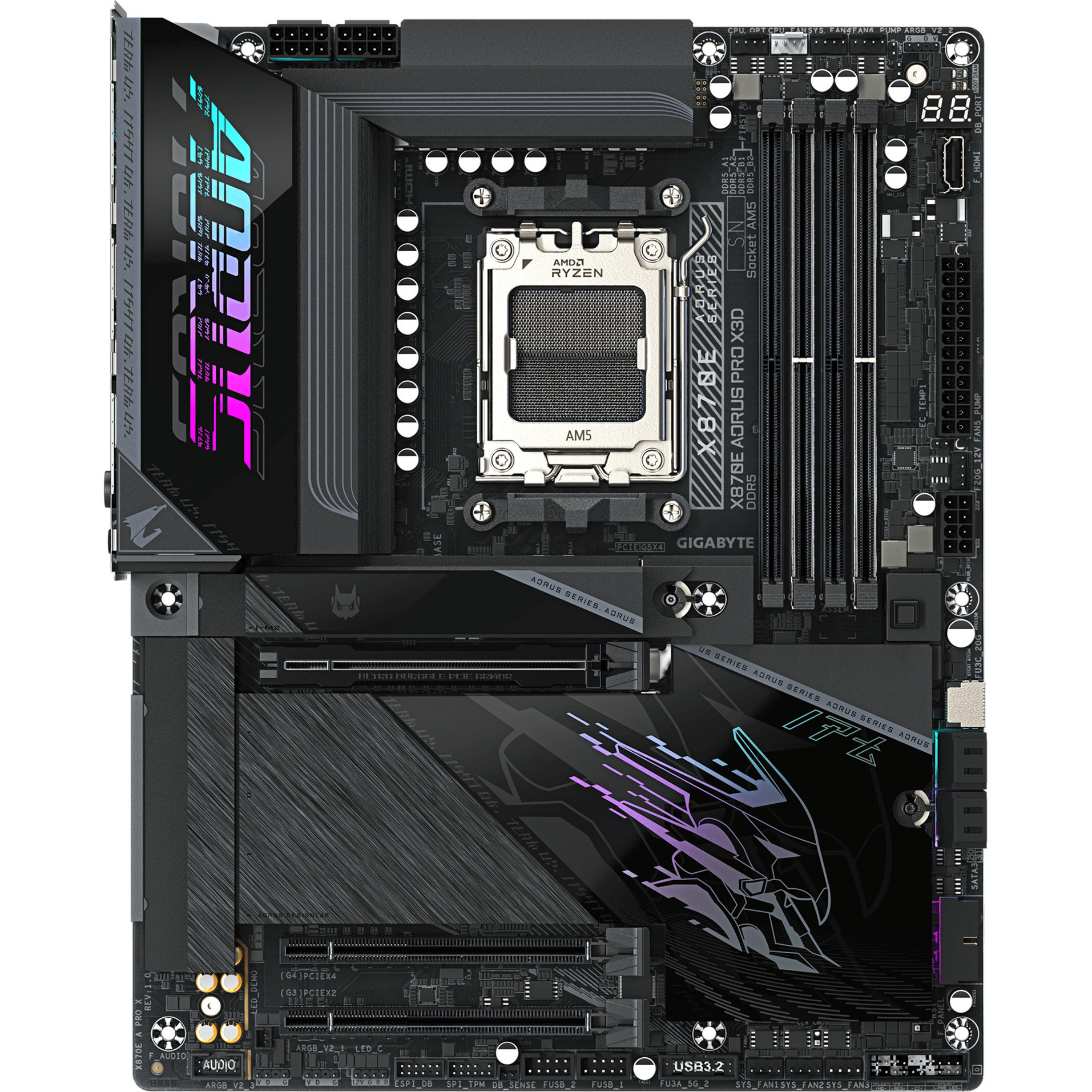 GIGABYTE X870E AORUS PRO X3D carte mère socket AM5