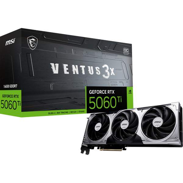 MSI GeForce RTX 5060 Ti 16G VENTUS 3X OC