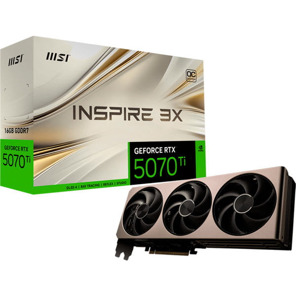 MSI GeForce RTX 5070 Ti 16G INSPIRE 3X OC