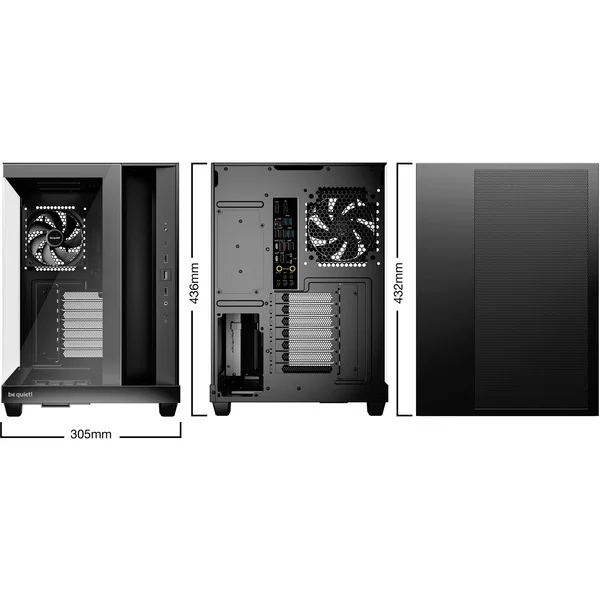 be quiet! Light Base 500 boîtier midi tower